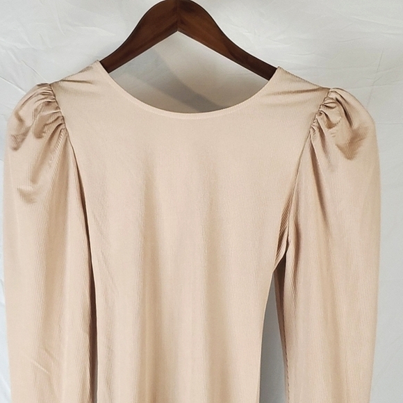 Astr The‎ Label Open Back Cream Ribbed Bodysuit - Picture 2 of 7